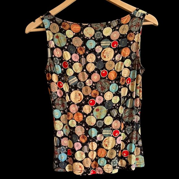 Paul Smith Black Label Sleeveless Top Made in Italy Size SMALL - Picture 2 of 10